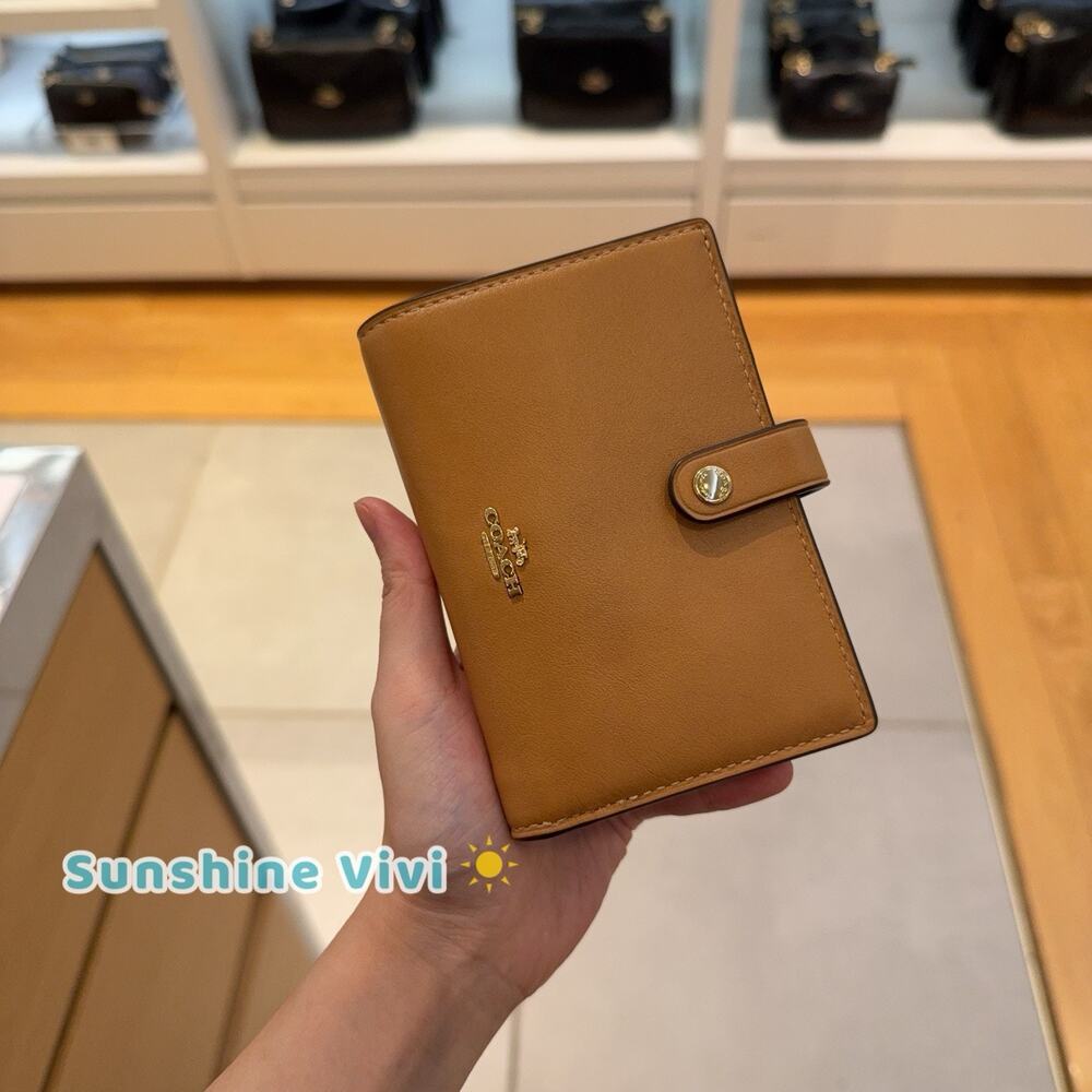 NWT Coach 2-in-1 Wallet Smooth Leather CCL71 brown